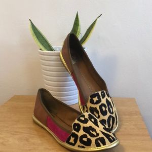 Dolce Vita Leopard Slides